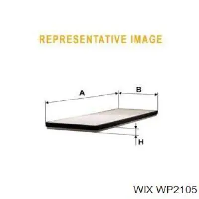 WP2105 WIX фільтр салону