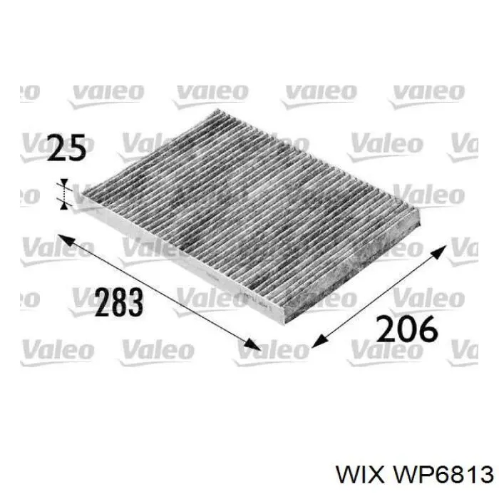 Купити WP6813 WIX Фільтр салону вугільний
