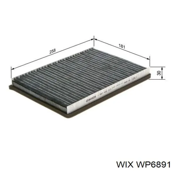 WP6891 WIX фільтр салону