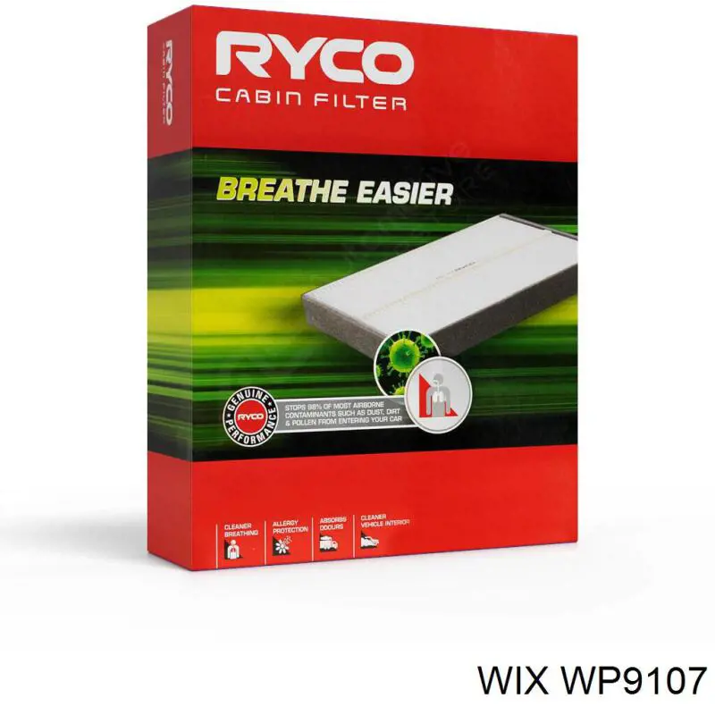 Фільтр повітряний обігрівача WIX WP9107 ціна, від 8.12 USD