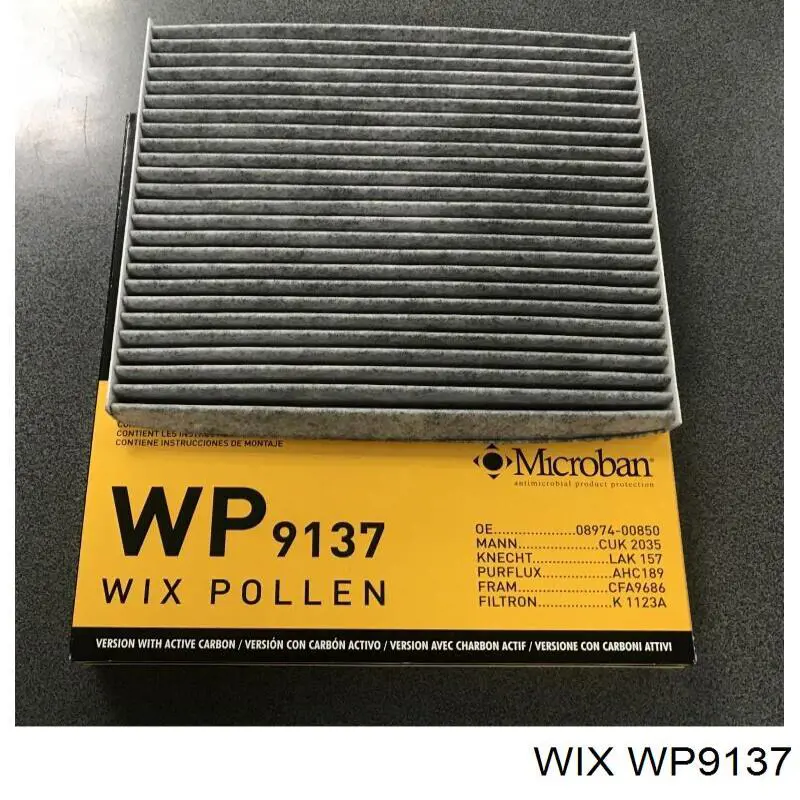 Купити WP9137 WIX Фільтр салону вугільний