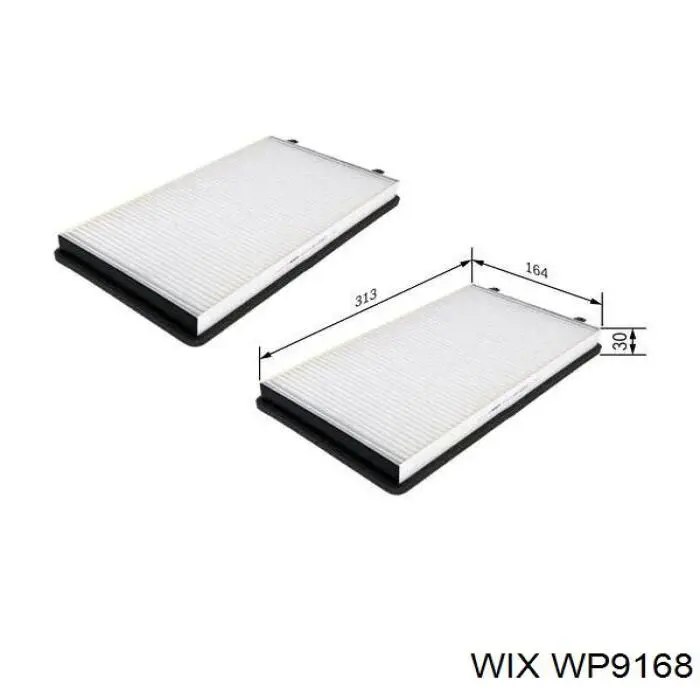 Фільтр салону WP9168 WIX