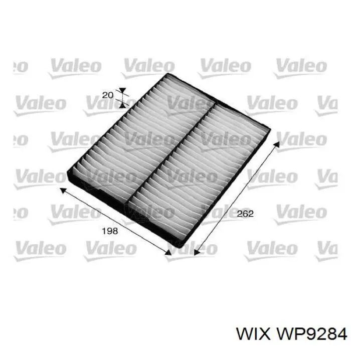 Фільтр повітряний обігрівача WIX WP9284 ціна, від 9.96 USD