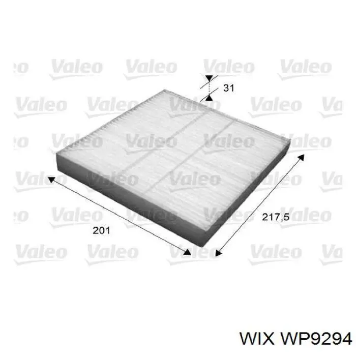 Купити WP9294 WIX Фільтр салону вугільний
