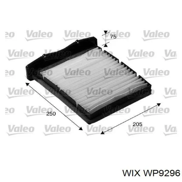Купити WP9296 WIX Фільтр салону вугільний