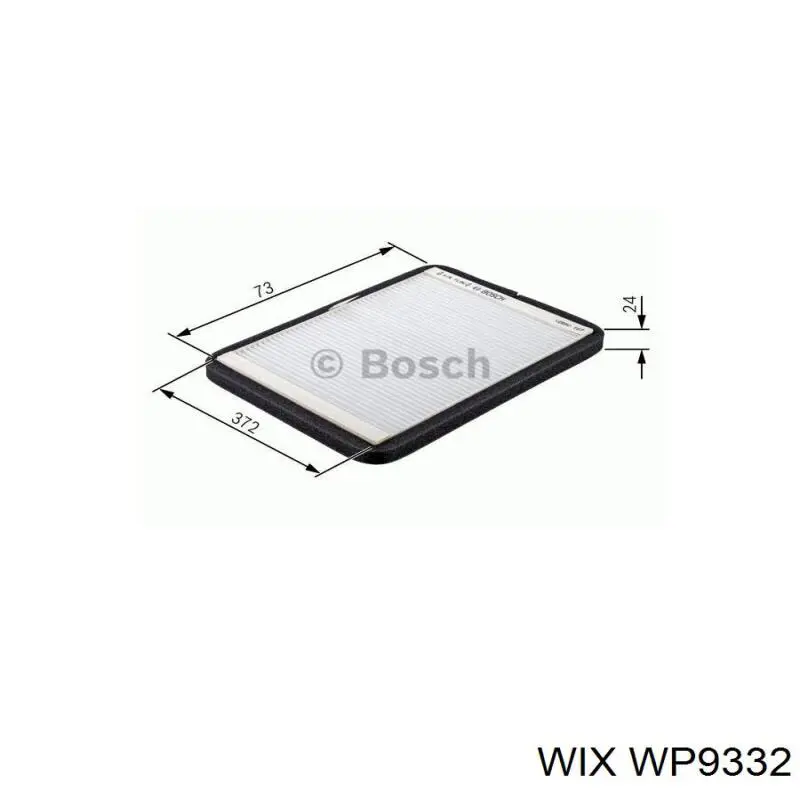 Купити WP9332 WIX Фільтр салону вугільний