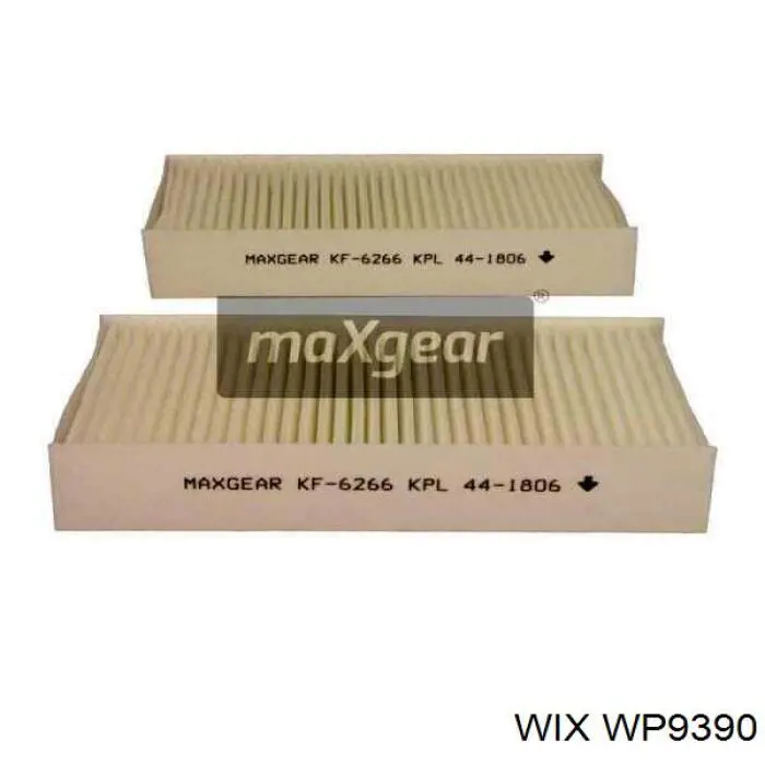 Фільтр повітряний обігрівача WIX WP9390 ціна, від 6.23 USD