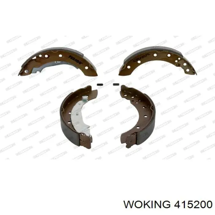 Купити 415200 Woking Колодки гальмові задні, барабанні
