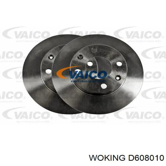 Гальмівні диски передні D608010 Woking