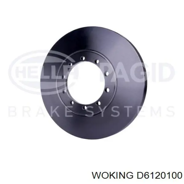 D6120100 Woking диск гальмівний задній