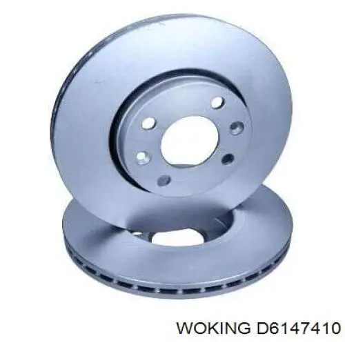 Диск переднього гальма Woking D6147410 ціна, від 40.65 USD