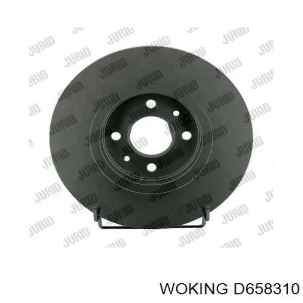 Гальмівні диски передні D658310 Woking