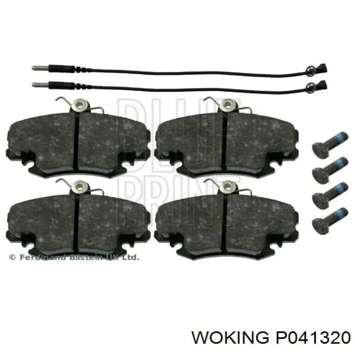 Передні тормозні колодки P041320 Woking