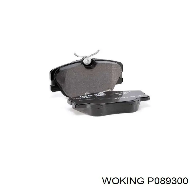 Гальмівні колодки Woking P089300 ціна, від 17.64 USD
