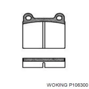 Гальмівні колодки Woking P106300 ціна, від 10.12 USD