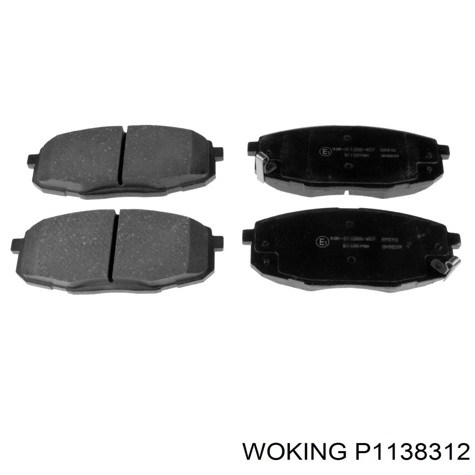 P1138312 Woking колодки гальмівні передні, дискові