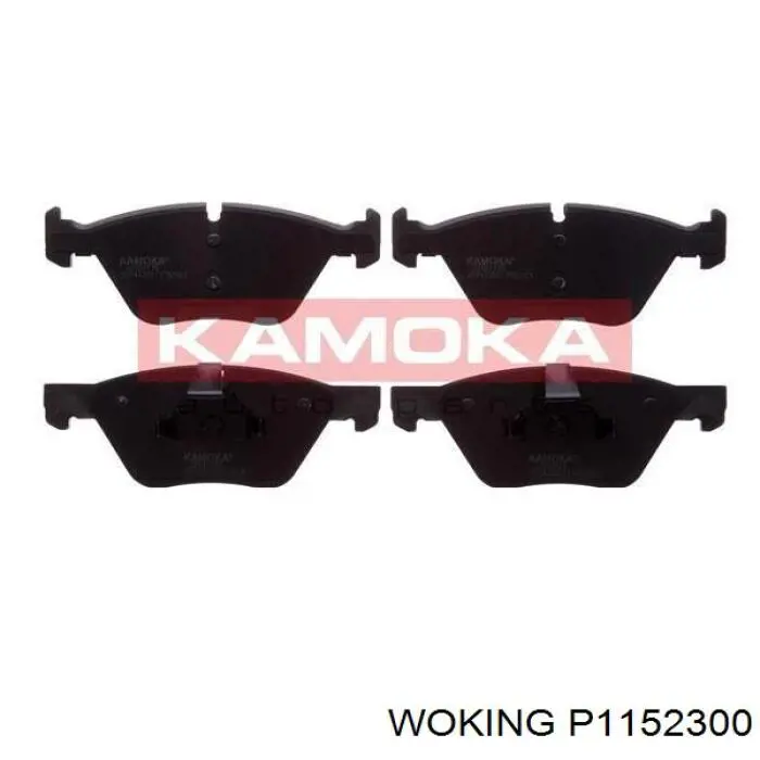Тормозні колодки Woking P1152300