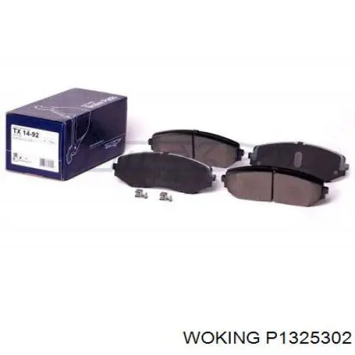 Тормозні колодки Woking P1325302