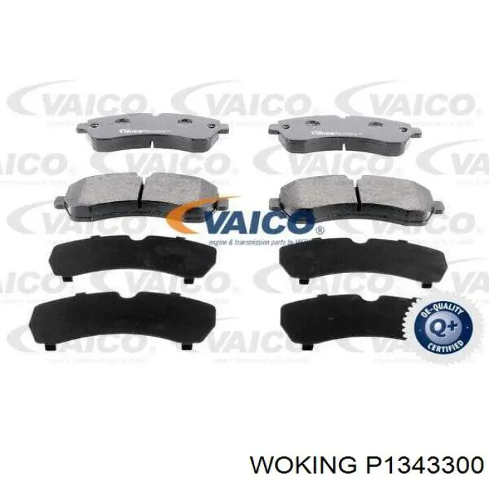 Гальмівні колодки Woking P1343300 ціна, від 32.36 USD