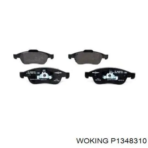 Тормозні колодки Woking P1348310