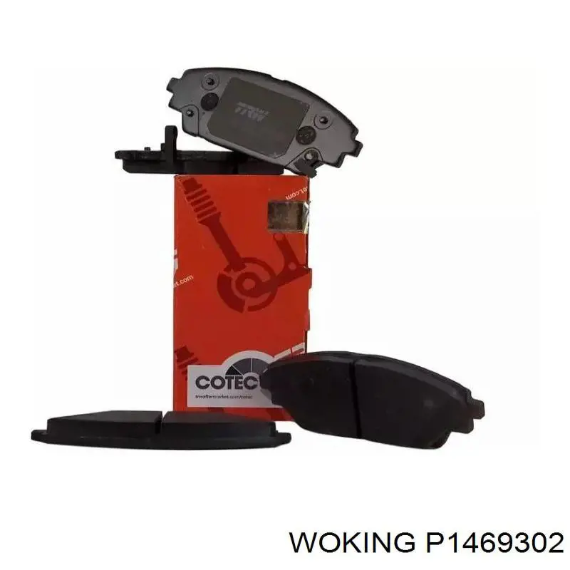 Гальмівні колодки Woking P1469302 ціна, від 25.23 USD