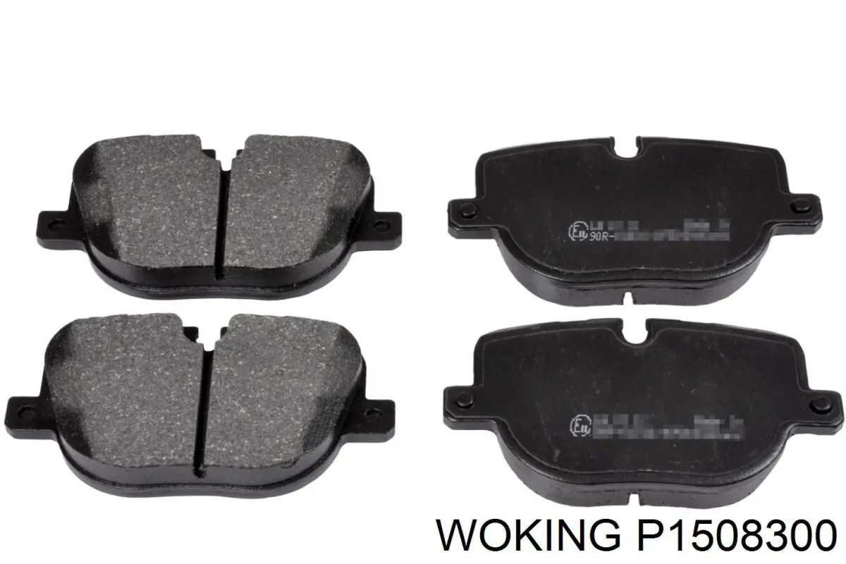 P1508300 Woking Колодки гальмівні задні, дискові