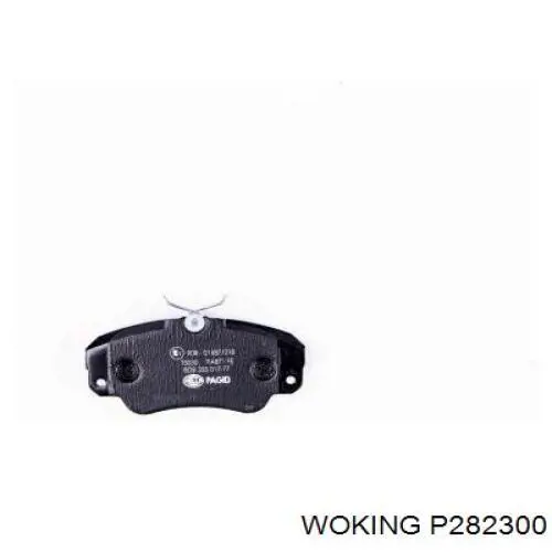 Купити P282300 Woking Колодки гальмівні передні, дискові