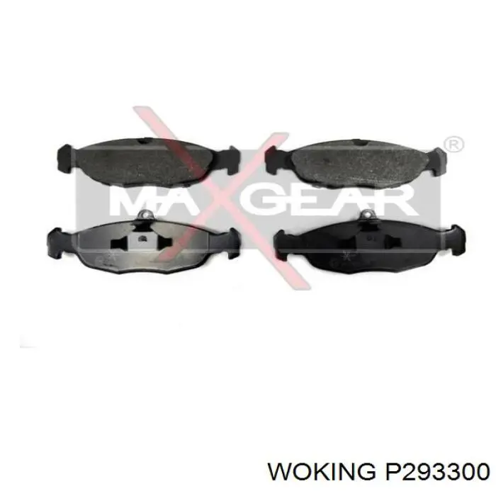 Гальмівні колодки Woking P293300 ціна, від 12.31 USD