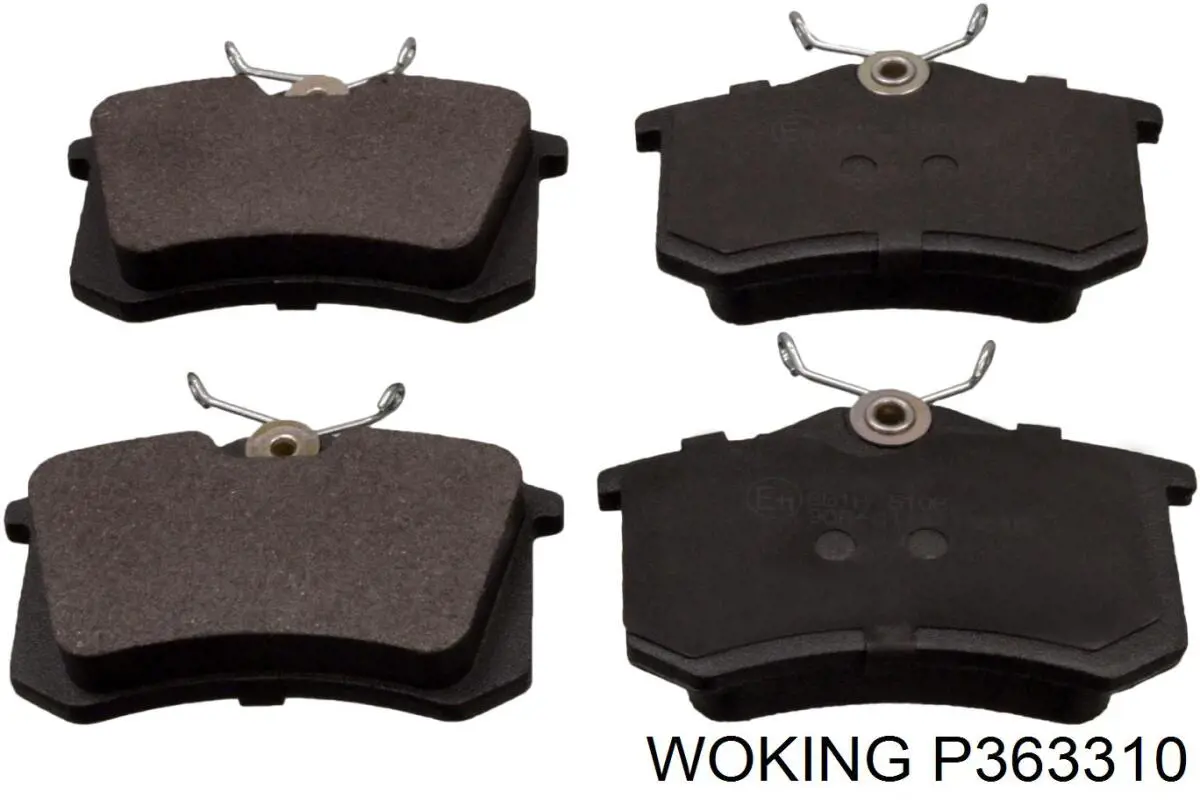 Купити P363310 Woking Задні колодки