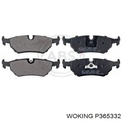 Купити P365332 Woking Задні колодки