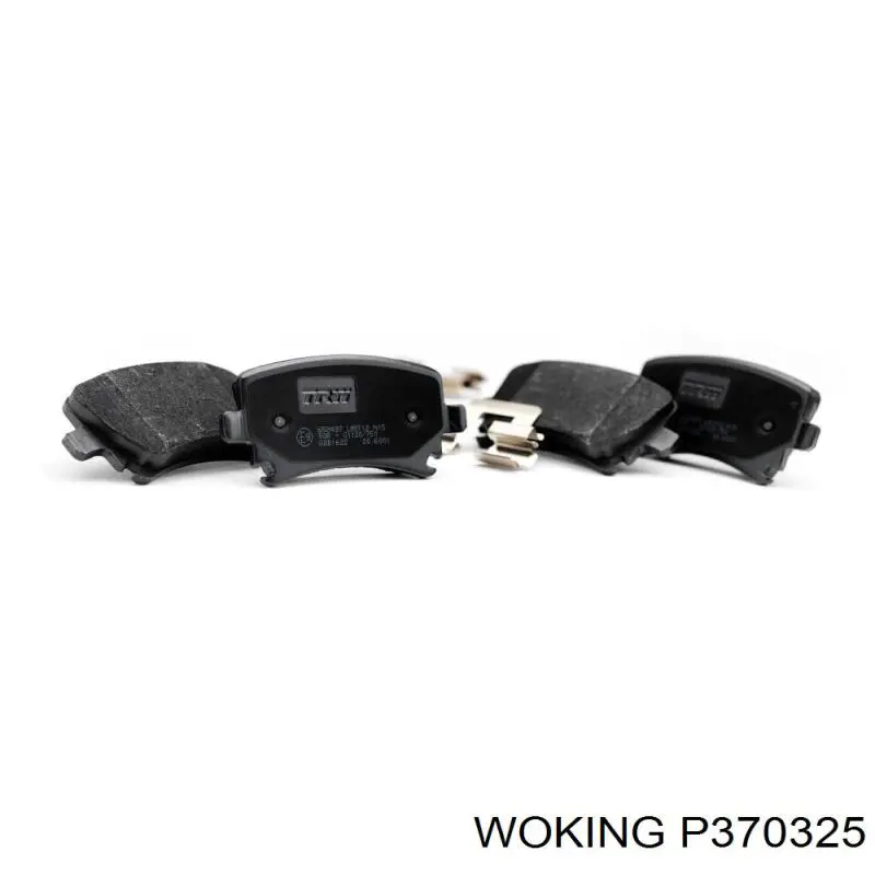 Передні тормозні колодки P370325 Woking