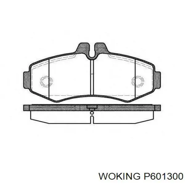 P601300 Woking колодки гальмівні передні, дискові