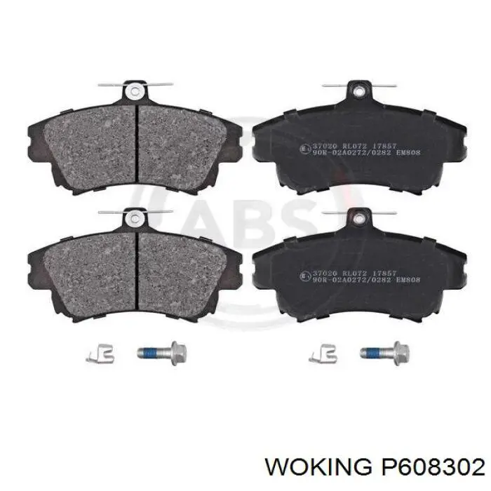 Тормозні колодки Woking P608302