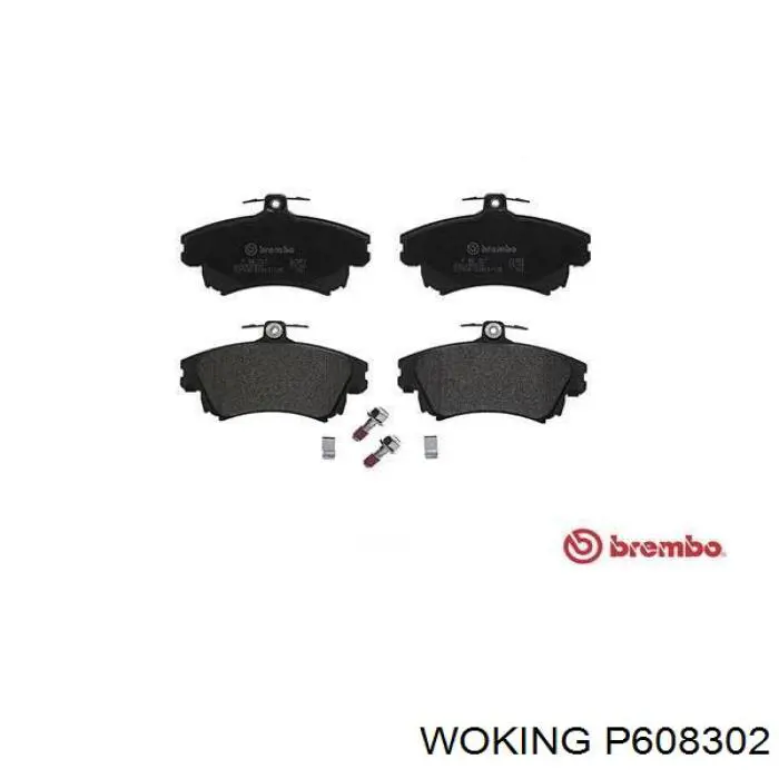 Купити P608302 Woking Колодки гальмівні передні, дискові
