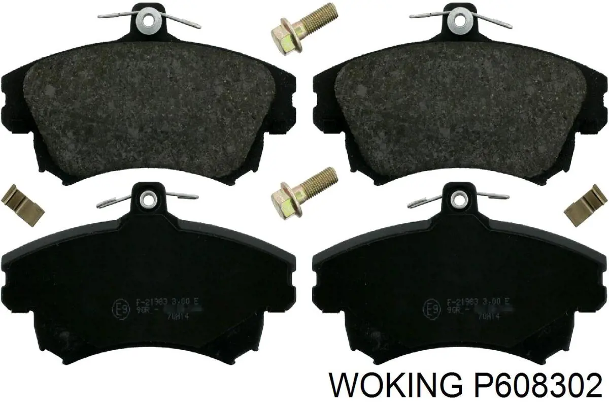 Гальмівні колодки Woking P608302 ціна, від 22.80 USD