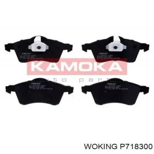 Тормозні колодки Woking P718300
