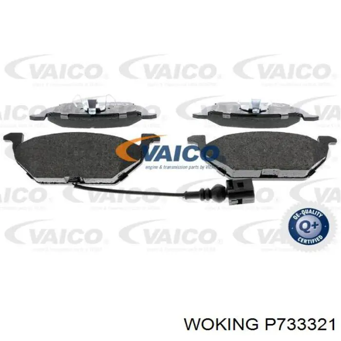Гальмівні колодки Woking P733321 ціна, від 19.00 USD
