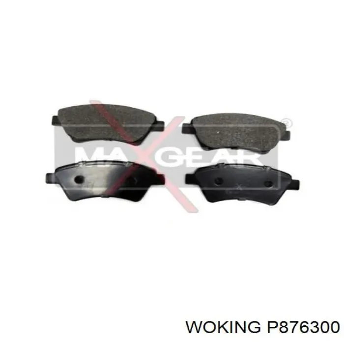 Гальмівні колодки Woking P876300 ціна, від 17.68 USD