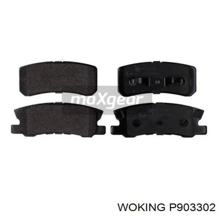 Купити P903302 Woking Задні колодки