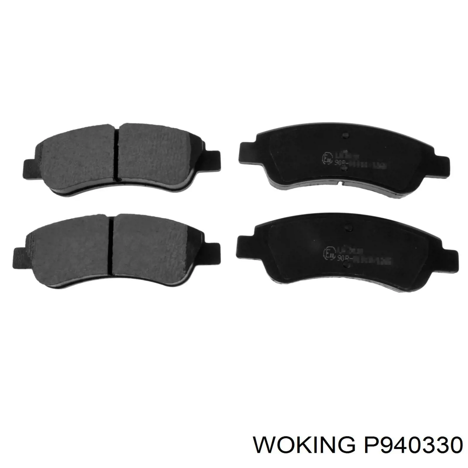 P940330 Woking колодки гальмівні передні, дискові