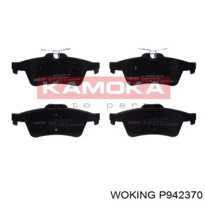 Гальмівні колодки Woking P942370 ціна, від 19.16 USD
