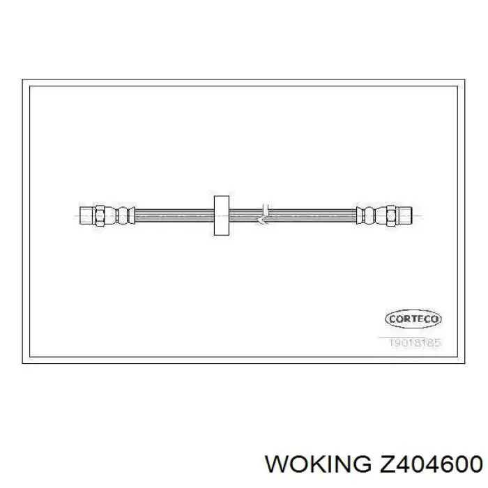 Колодки гальмові задні, барабанні Z404600 Woking