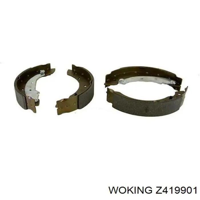 Гальма робочі задні ножні і гальмівні барабани Woking Z419901