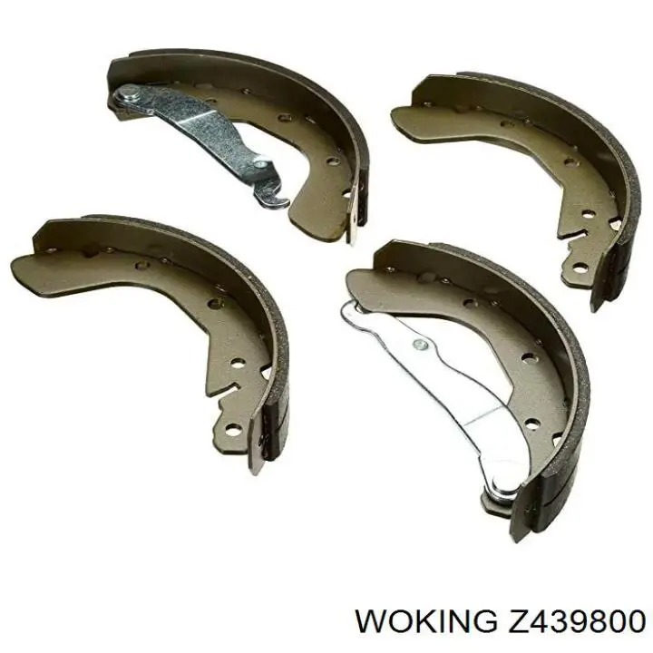 Купити Z439800 Woking Колодки гальмові задні, барабанні