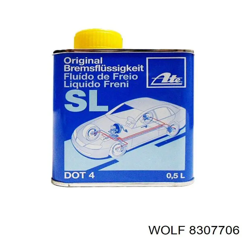 8307706 Wolf Рідина гальмівна