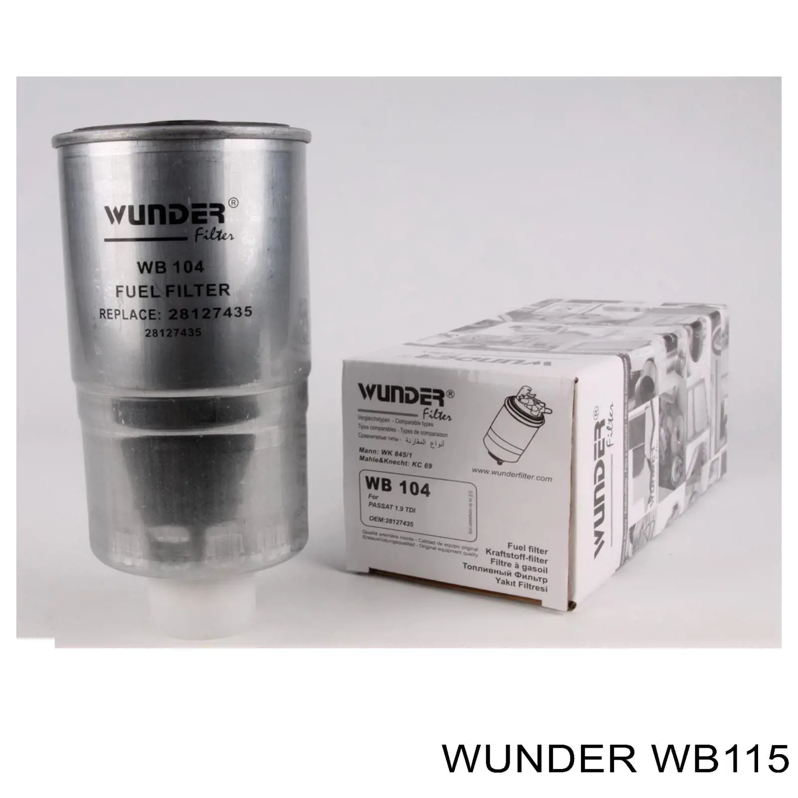 WB115 Wunder Фільтр палива