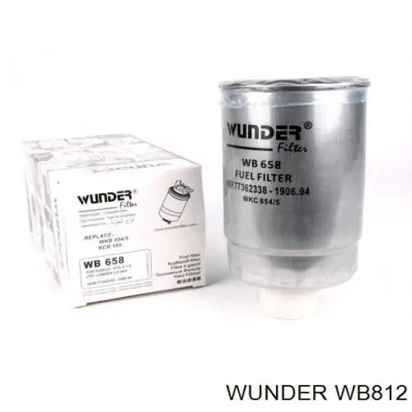 Фільтр тонкого очищення палива Wunder WB812 ціна, від 14.75 USD