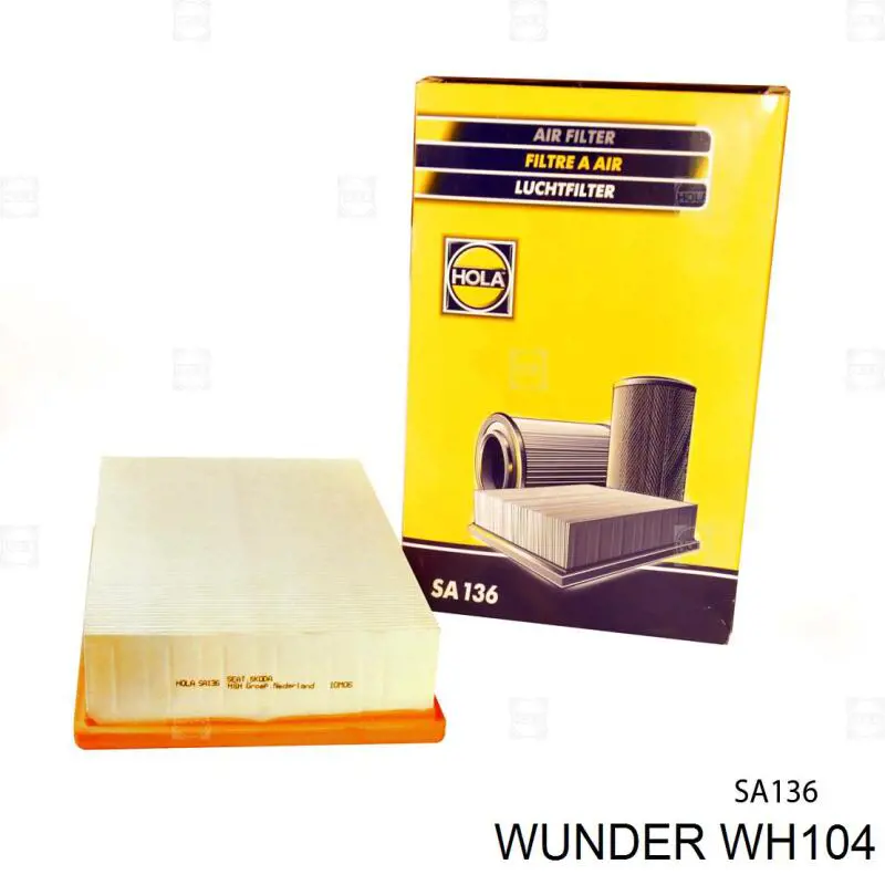 Елемент повітряного фільтра Wunder WH104 ціна, від 4.47 USD
