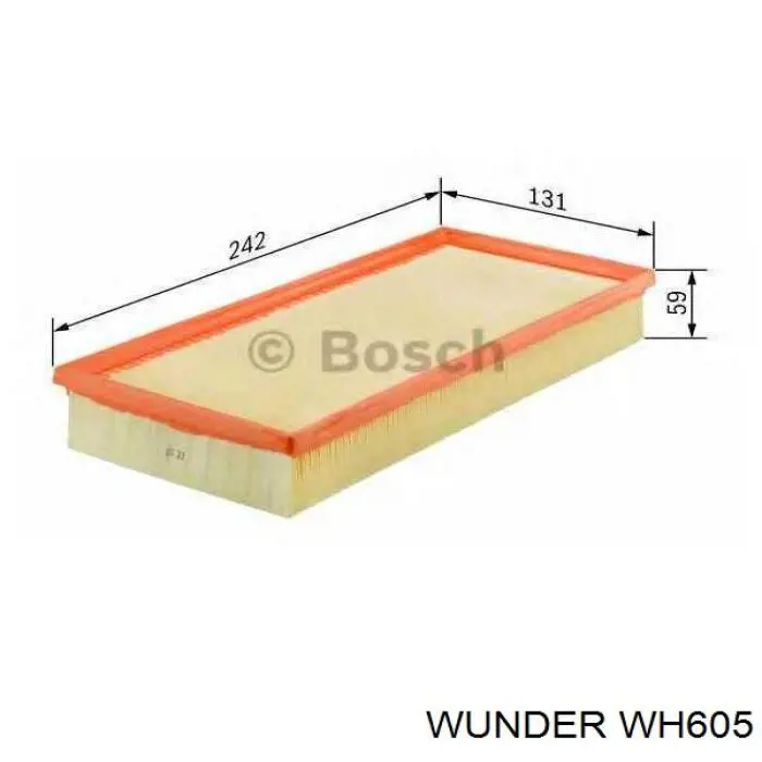 Елемент повітряного фільтра Wunder WH605 ціна, від 5.52 USD