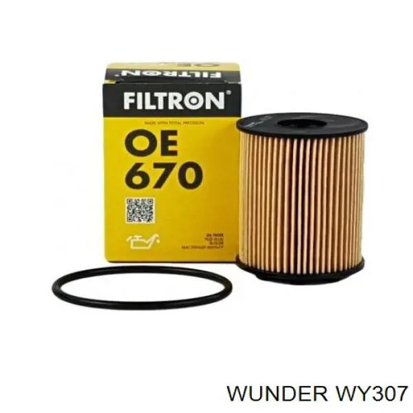 Масляний фільтр двигуна Wunder WY307 ціна, від 3.92 USD